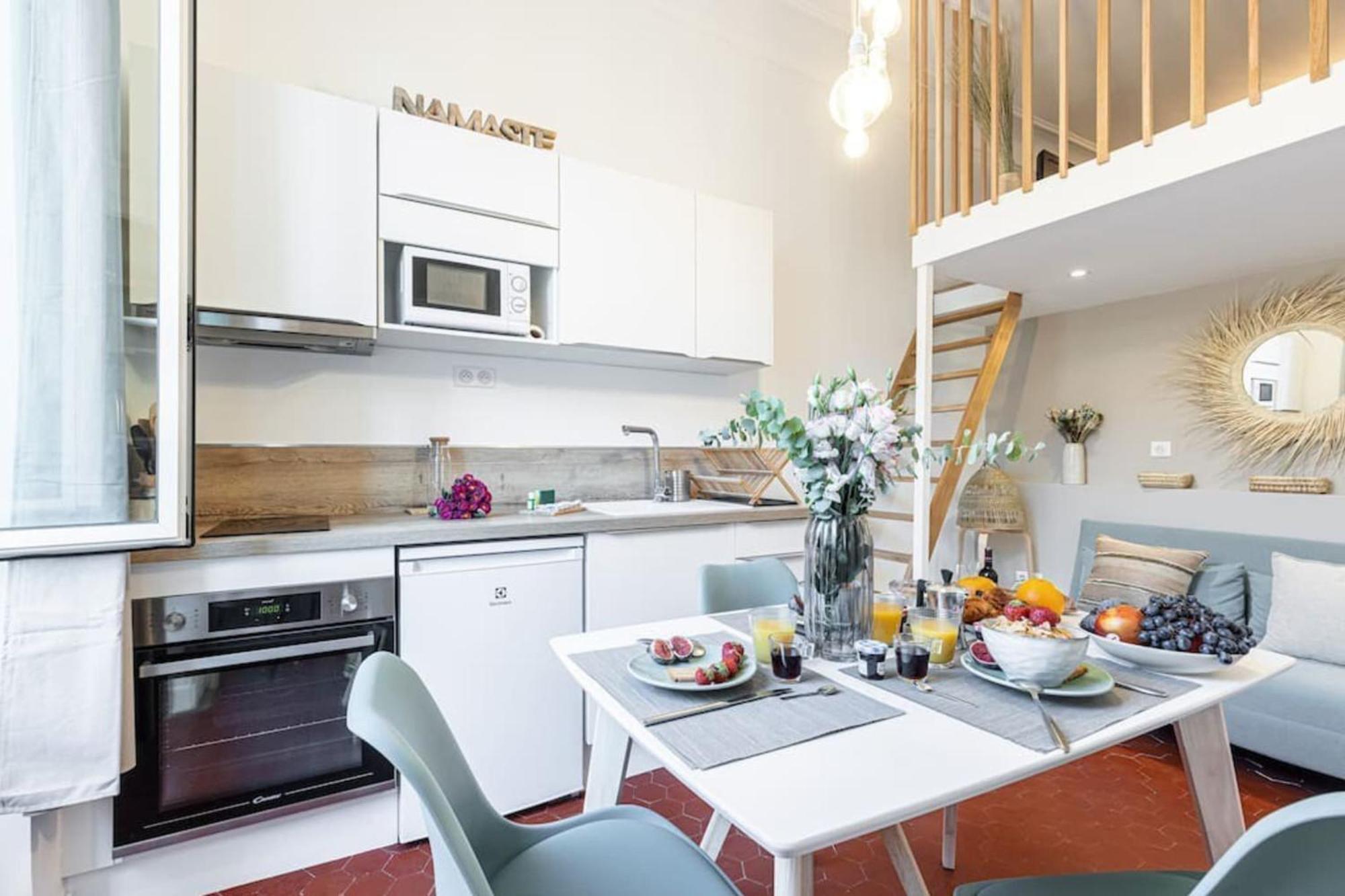 ニースPrefecture 15 - Old Town Duplex 2 Doubles Bedsアパートメント エクステリア 写真