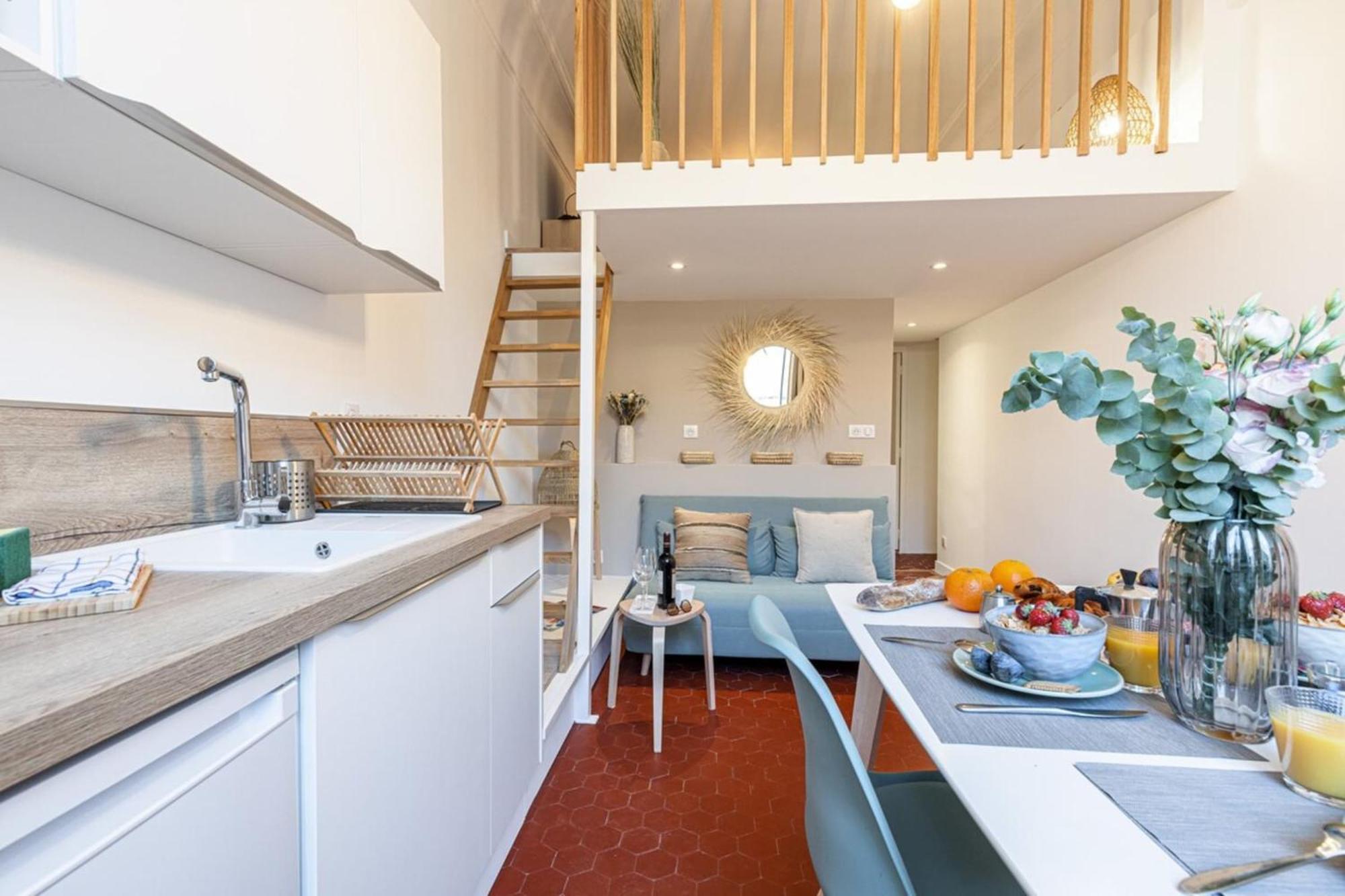ニースPrefecture 15 - Old Town Duplex 2 Doubles Bedsアパートメント エクステリア 写真
